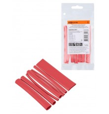 Набор трубок термоусаживаемых, клеевых "Моноцвет-диапазон, красный "  SQ0548-2301  TDM