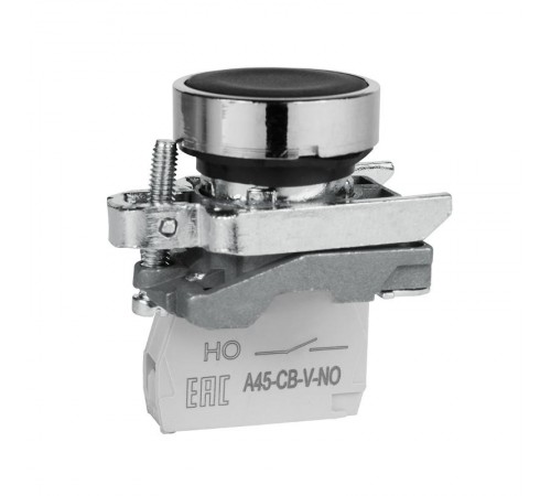 Кнопка OptiSignal D22 C4-P-210 черная металл 1НО XB4BA21 332166 КЭАЗ