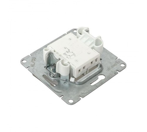 Механизм выключателя, двухклавишный, кнопочный, шампань Эпика  UP1-SWC-23 EKF