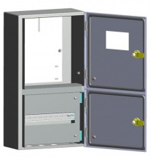 Корпус металлический ЩУРН-3/12 два отсека (БУР) (ВхШхГ) (540х300х160) IP54 PROxima  mb54-3i  EKF