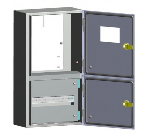 Корпус металлический ЩУРН-3/12 два отсека (БУР) (ВхШхГ) (540х300х160) IP54 PROxima  mb54-3i  EKF