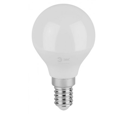 Лампа светодиодная  GREEN LINE LED P45-8W-830-E14 GL E14 8 Вт шар теплый свет  Б0067007  ЭРА