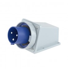 Вилка настенная IP67 125А 2P+E 250В  DIS245M12593  DKC