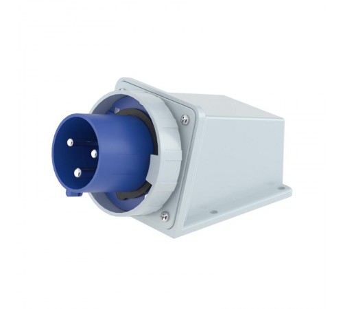 Вилка настенная IP67 125А 2P+E 250В  DIS245M12593  DKC