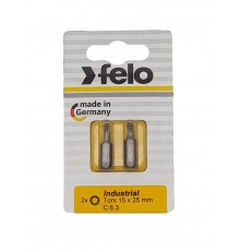 Бита Torx 15X25, серия Industrial, 2 шт в блистере  02615036  Felo
