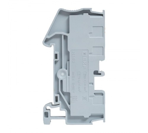 Клеммная колодка пружинная 4 Push-in 3 вывода серая PIT-4-3  EKF