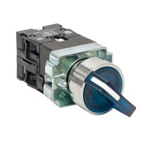 Переключатель BD33 3P c синей подстветкой 24В NO PROxima  xb2-bk33-b-24  EKF