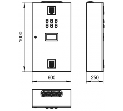 Центральная аккумуляторная установка ЦАУ BS-ELECTRO-5-QS25-400/220-0,9-1-AC8FU5-V01-IP54  a25118  Белый свет
