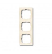 Рамка 3-постовая, серия spring, цвет слоновая кость  1725-0-1471   2CKA001725A1471  ABB