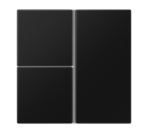 Набор накладок 3 группы для модулей F40; термопласт; черный матовый LS403TSASWM Jung