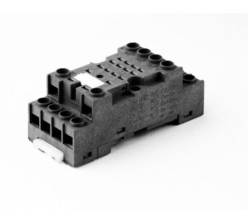 Розетка с винтовыми клеммами (под шайбу) для реле 55.33, таймера 85.03; применяются модули 99.01;  94730SMA  Finder