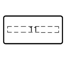 Шильдик MA6-1045 с текстом Stop  1SFA611930R1045  ABB