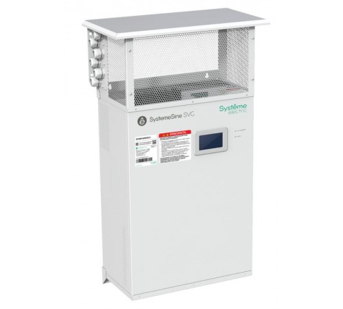 Статический генератор реактивной мощности 100кВАр, 400В, IP31, навесной модуль, ЖК  SVGM100W4D31  SE