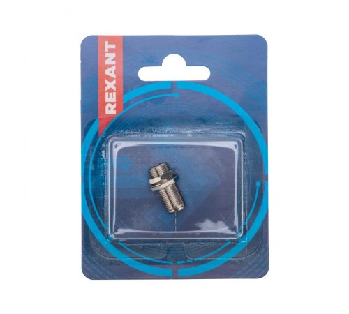 Переходник антенный, (гнездо F - гнездо F), бочка, (1шт.)  06-0020-A  REXANT