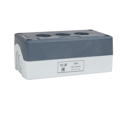Корпус кнопочного поста OptiSignal D22 A5-BD-3 3 отв XALD03 338520 КЭАЗ