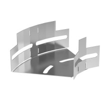 Угол горизонтальный изменяемый 0-45 градусов Стандарт INOX (AISI 304) 100х50  PR16.3584  Промрукав