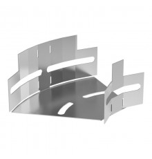 Угол горизонтальный изменяемый 0-45 градусов Стандарт INOX (AISI 304) 100х50  PR16.3584  Промрукав