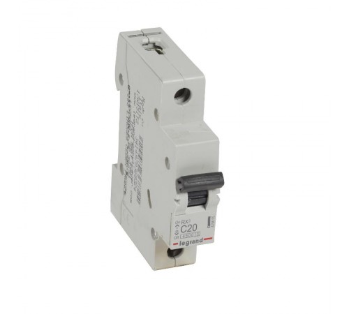 Выключатель автоматический  однополюсный RX3 4500 20А C 4,5кА  419665  Legrand