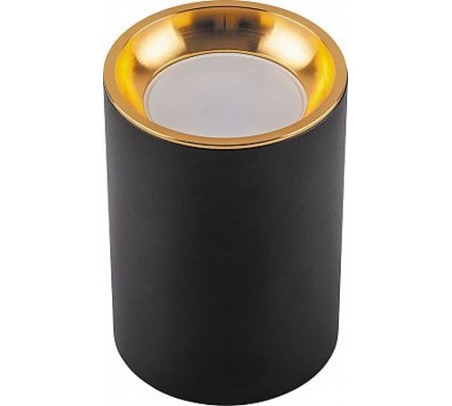 Светильник спот накладной под лампу ML175 MR16 35W, 220V, GU10, черный, золото  32633  FERON