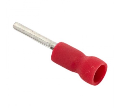 Наконечник штыревой круглый изолированный НШКИ 0.25-1.5 (уп 50шт) EKF PROxima  nshki-0.25-1.5  EKF