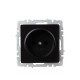 BRITE Розетка без заземления без шторок10А РС10-1-0-БрЧ черный  BR-R10-10-K02  IEK