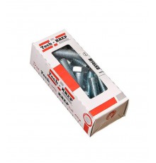 Болт DIN933 8.8 с шестигранной головкой оцинк. М14х50 (20 шт) - коробка с ок. Tech-K ( 1,58 кг)  126533  Tech-KREP