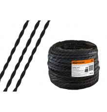 Ретро провод "Эко" 2х1,5 витой ГОСТ черный (20м)  SQ2801-0231  TDM