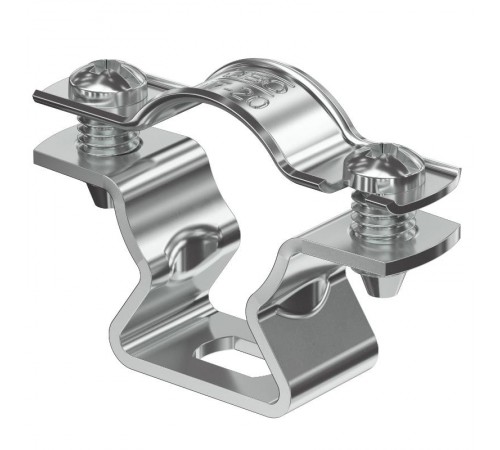 Крепежная скоба дистанционная 17-20 мм (с продольным отверстием) из алюминия  1362814  OBO Bettermann