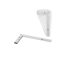 Угольник столярный 350 мм алюминиевый, усиленный, облегченная рукоятка, "Рубин"  SQ1018-0513  TDM