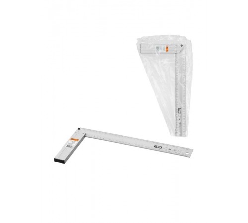 Угольник столярный 350 мм алюминиевый, усиленный, облегченная рукоятка, "Рубин"  SQ1018-0513  TDM