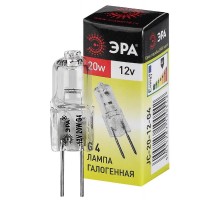 Лампа галогенная капсульная 20Вт 12В G4 JC  C0027369  ЭРА