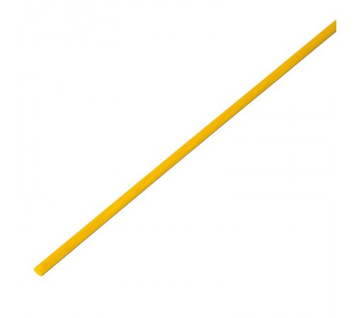 Термоусадочная трубка 3,0/1,5 мм, желтая, упаковка 50 шт. по 1 м  20-3002  REXANT