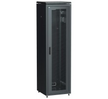 Шкаф сетевой 19" LINEA N 38U 600х600 мм перфорированная передняя дверь черный  LN05-38U66-P  ITK