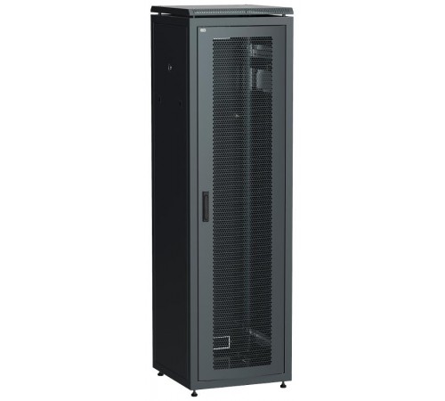 Шкаф сетевой 19" LINEA N 38U 600х600 мм перфорированная передняя дверь черный  LN05-38U66-P  ITK