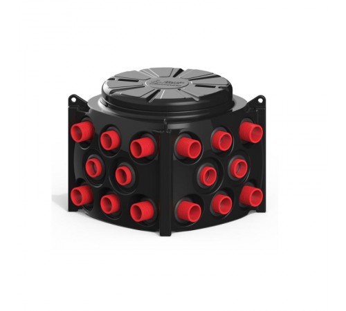 Пластиковый колодец КН-1000 H1300 с крышкой D780 мм  PR08.33177  Промрукав