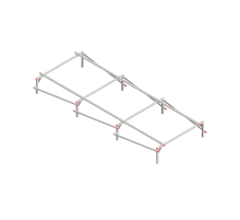Опорная конструкция для установки оборудования TECHNORAPTOR 1500х4000 тип 1 HD  KM-TR-SSEI-1500-4000-1 HD  КМ - профиль