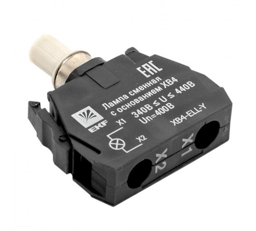 Лампа сменная c основанием XB4 желтая 400В EKF PROxima    XB4-ELL-Y   EKF 