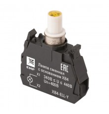 Лампа сменная c основанием XB4 желтая 400В EKF PROxima    XB4-ELL-Y   EKF 