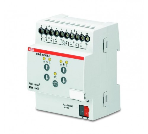 Активатор жалюзи 2-кан., руч/упр., контроль положения, 230В,JRA/S 2.230.5.1  2CDG110124R0011  ABB