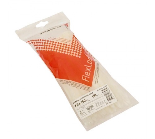 Хомут P6.6 стандартный (б), 7.6x150 (100шт) FlexLock PROxima  plc-fl-ctsw-7.6x150  EKF