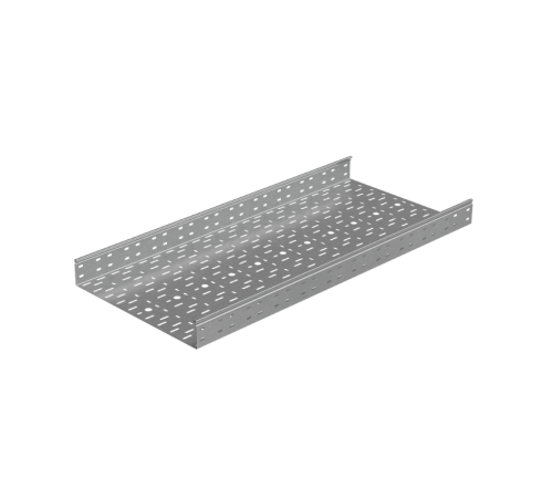 Лоток перф. 80х500х1,5 L2500 мм "Стандарт ПЛЮС" INOX304  LPEplus80-500-1.5-2500 INOX304  КМ-Профиль