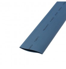 Термоусадочная трубка 35,0/17,5 мм, синяя, упаковка 10 шт. по 1 м  23-5007  REXANT