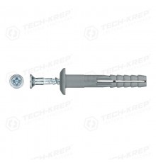 Дюбель-гвоздь полипропилен гриб. SM-G 6x40 (2000шт) - накл. ( 0,004 кг)  125222  Tech-KREP