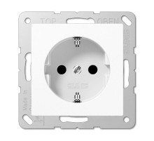 Розетка SCHUKO® с защитой от детей; термопласт; белый  EP1420KIWW  Jung