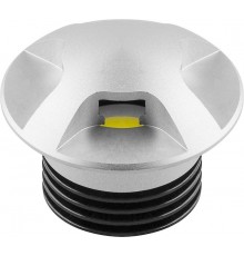 Светильник светодиодный встраиваемый для подсветки мебели LN004 3W 210 Lm 4000К серебро  29579  FERON