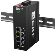 Промышленный управляемый коммутатор уровня L2 ML2-8GTP, 8 портов 10/100/1000Base-T(X) RJ45 c PoE, монтаж на динрейку TSX TSX-ML2-8GTPEKF