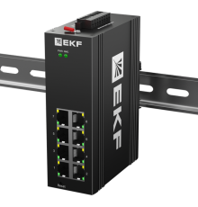 Промышленный управляемый коммутатор уровня L2 ML2-8GTP, 8 портов 10/100/1000Base-T(X) RJ45 c PoE, монтаж на динрейку TSX TSX-ML2-8GTPEKF