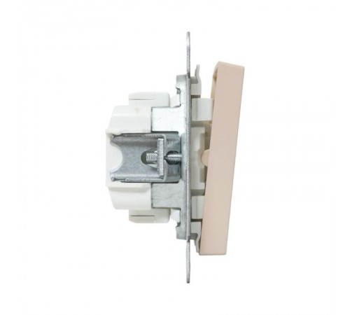 Механизм выключателя, двухклавишный, кремовый Эпика  UP1-SWI-20 EKF