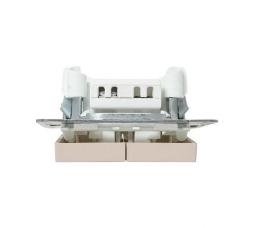 Механизм выключателя, двухклавишный, кремовый Эпика  UP1-SWI-20 EKF