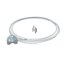Подвес тросовый QWT UW 1 10M G с держателем универсальным и фиксатором, 1,0х10000 мм ( QWT UW 1 10M G )  1450424  OBO Bettermann